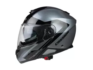 jaszmotor_webshop_cassida_compress_velocity_st_2.1_felnyithato_bukosisak_napszemuveggel,_pinlock_elokeszitessel_(szurke-fekete) galéria