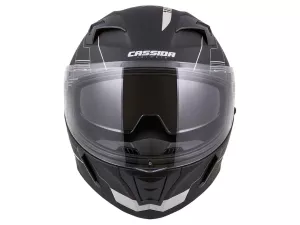 jaszmotor_webshop_cassida_integral_3.0_turbohead_zart_bukosisak_napszemuveggel,_pinlock_elokeszitessel_+_ajandek_sotetitett_plexi_(matt_fekete-feher) galéria