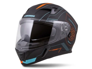 jaszmotor_webshop_cassida_integral_3.0_turbohead_zart_bukosisak_napszemuveggel,_pinlock_elokeszitessel_+_ajandek_sotetitett_plexi_(matt_fekete-narancs-kek) galéria