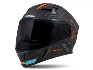 jaszmotor_webshop_cassida_integral_3.0_turbohead_zart_bukosisak_napszemuveggel,_pinlock_elokeszitessel_+_ajandek_sotetitett_plexi_(matt_fekete-narancs-kek) galéria