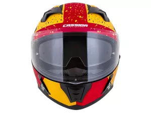 jaszmotor_webshop_cassida_integral_3.0_drift_zart_bukosisak_napszemuveggel,_pinlock_elokeszitessel_+_ajandek_sotetitett_plexi(matt_piros-fekete-sarga) galéria