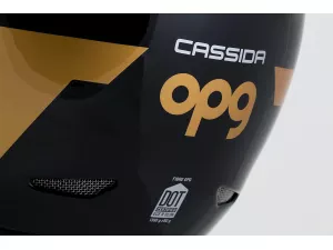 jaszmotor_webshop_cassida_fibre_opg_Üvegszalas_zart_bukosisak_(fekete-feher-arany) galéria