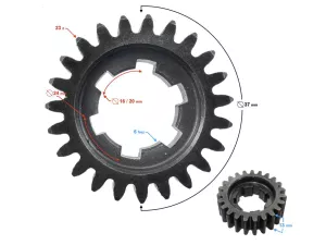 jaszmotor_webshop_Önindito_kozlo_fogaskerek_wsk_125_-_moretti galéria