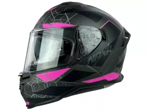 jaszmotor_webshop_naxa_f32-e_zart_bukosisak_napszemuveggel_+_ajandek_pinlock_lencse_(matt_fekete-szurke-rozsaszin) galéria