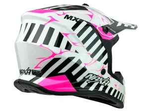 jaszmotor_webshop_naxa_c11_f_gyerek_cross_bukosisak_(feher-fekete-rozsaszin) galéria