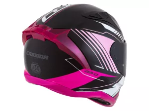 jaszmotor_webshop_cassida_aero_drome_zart_bukosisak_napszemuveggel,_pinlock_elokeszitessel_+_ajandek_sotetitett_plexi_(matt_fekete-rozsaszin) galéria