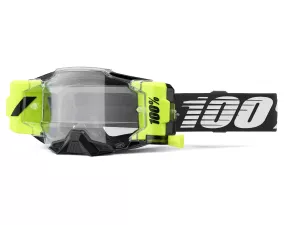 jaszmotor_webshop_100%_-_armega_forecast_szemuveg_-_fekete_-_Átlatszo_plexivel galéria