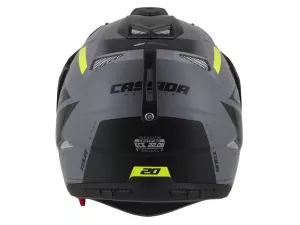 jaszmotor_webshop_cassida_tour_2.0_x-tra_cross_bukosisak_felnyithato_plexivel_es_napszemuveggel,_pinlock_elokeszitessel_(matt_fekete-szurke-sarga) galéria