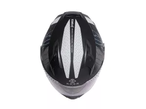 jaszmotor_webshop_horn_hirs_zart_bukosisak_napszemuveggel_es_pinlock_elokeszitessel_(matt_fekete_-_szurke_-_kek) galéria