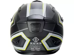 jaszmotor_webshop_horn_multi-x_leveheto_Állreszes_bukosisak_(matt_fekete_-_szurke_-_sarga) galéria