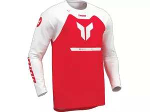 jaszmotor_webshop_thor_ridemode_menace_gyerek_motoros_mez_(piros_-_feher) galéria