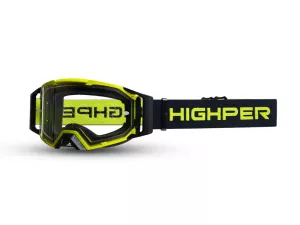 jaszmotor_webshop_highper_x_evo_cross_szemuveg_-_matt_fluo_sarga_(Átlatszo_+_sarga_plexivel) galéria