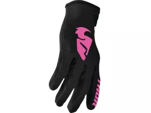 jaszmotor_webshop_thor_sector_noi_motoros_kesztyu_(fekete_-_rozsaszin) galéria