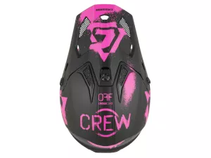 jaszmotor_webshop_cassida_cross_cup_2_crew_gyerek_cross_bukosisak_(matt_fekete_-_rozsaszin)_2026 galéria
