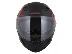 jaszmotor_webshop_cassida_orbit_grind_zart_bukosisak_napszemuveggel,_pinlock_elokeszitessel_(matt_fekete-piros) galéria