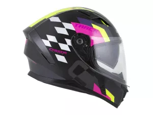 jaszmotor_webshop_cassida_orbit_track_zart_bukosisak_napszemuveggel,_pinlock_elokeszitessel_(matt_fekete-rozsaszin-sarga) galéria