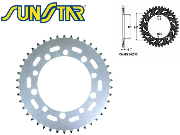 jaszmotor_webshop_lanckerek_hatso_sunstar_sunr1-5500_(530_-_42_fogas) galéria
