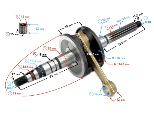 jaszmotor_webshop_fotengely_kinai_2t_cpi_keeway_12-es_csapszeggel,_16mm_vastag_ritnis_-_moretti galéria