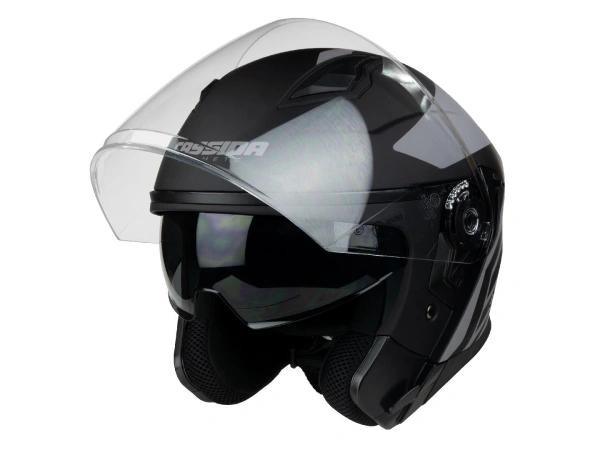 jaszmotor_webshop_cassida_jet_tech_corso_nyitott_bukosisak_napszemuveggel_(matt_fekete-szurke) galéria