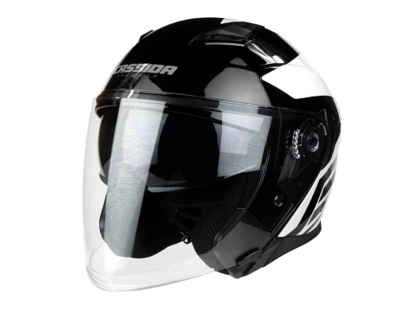 jaszmotor_webshop_cassida_jet_tech_corso_nyitott_bukosisak_napszemuveggel_(fekete-feher) galéria