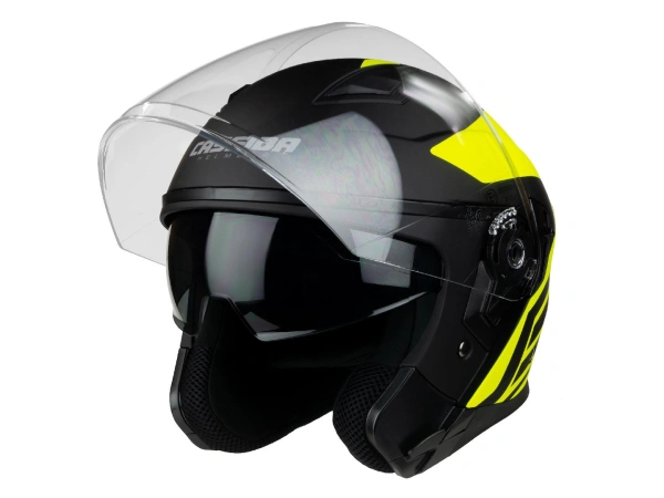 jaszmotor_webshop_cassida_jet_tech_corso_nyitott_bukosisak_napszemuveggel_(matt_fekete-sarga) galéria