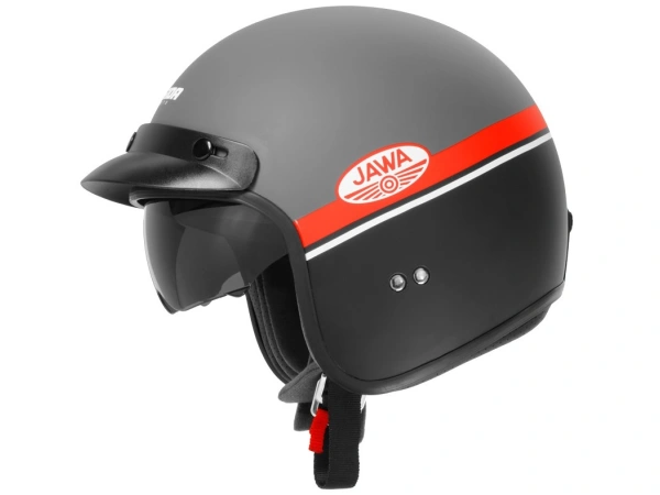 jaszmotor_webshop_cassida_oxygen_jawa_ohc_matt_fekete_szurke_nyitott_bukosisak_napszemuveggel_(matt_fekete-szurke-piros) galéria