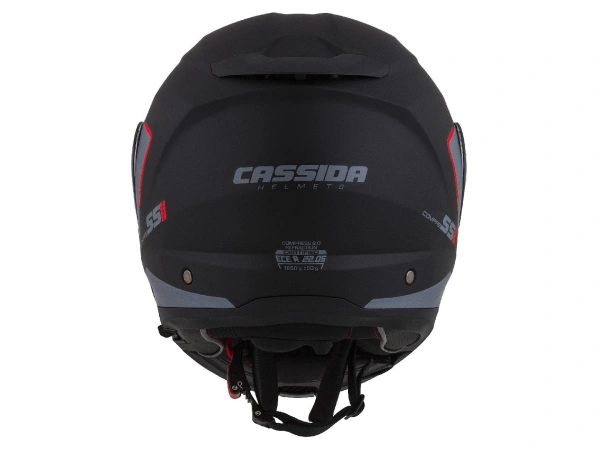 jaszmotor_webshop_cassida_compress_2.0_felnyithato_bukosisak_napszemuveggel_+_ajandek_pinlock_lencse_(matt_fekete-piros-szurke) galéria