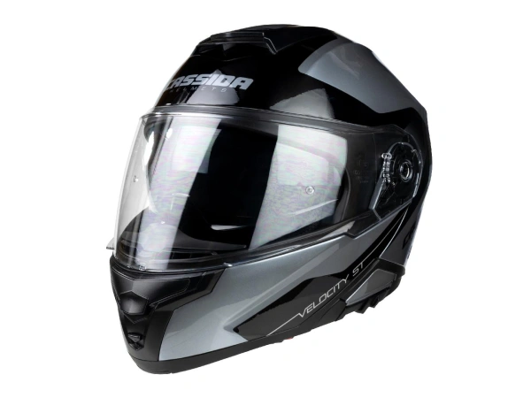 jaszmotor_webshop_cassida_compress_velocity_st_2.1_felnyithato_bukosisak_napszemuveggel,_pinlock_elokeszitessel_(szurke-fekete) galéria