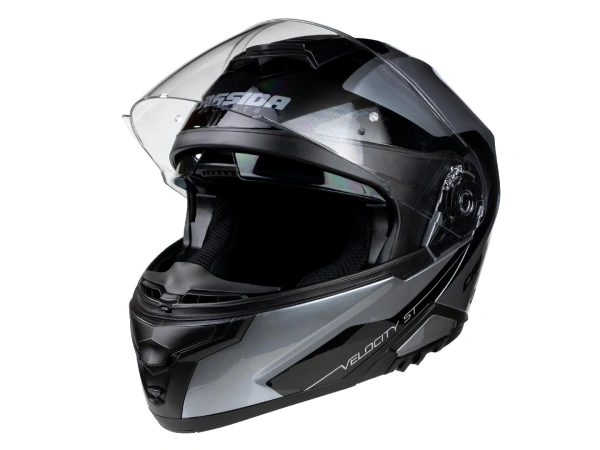 jaszmotor_webshop_cassida_compress_velocity_st_2.1_felnyithato_bukosisak_napszemuveggel,_pinlock_elokeszitessel_(szurke-fekete) galéria