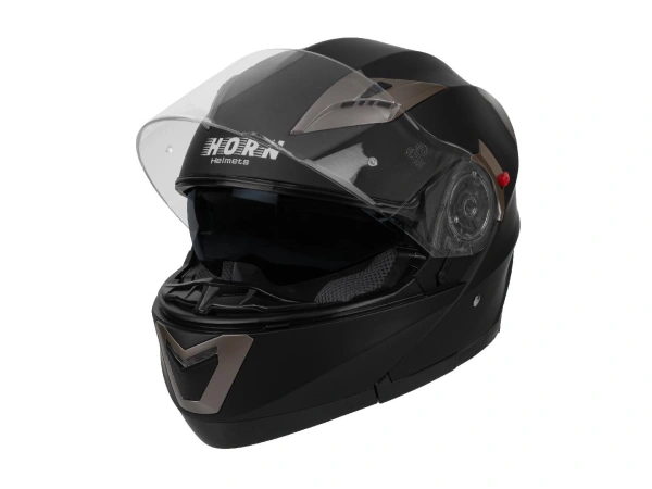 jaszmotor_webshop_horn_h925_matt_fekete_felnyithato_bukosisak_napszemuveggel galéria