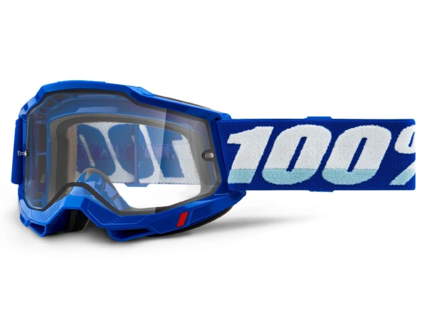 jaszmotor_webshop_100%_-_accuri_2_usa_kek_enduro_szemuveg_-_Átlatszo_plexivel galéria