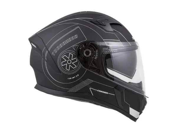 jaszmotor_webshop_cassida_integral_3.0_turbohead_zart_bukosisak_napszemuveggel,_pinlock_elokeszitessel_+_ajandek_sotetitett_plexi_(matt_fekete-feher) galéria