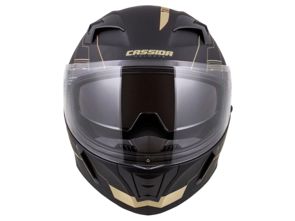 jaszmotor_webshop_cassida_integral_3.0_turbohead_zart_bukosisak_napszemuveggel,_pinlock_elokeszitessel_+_ajandek_sotetitett_plexi_(matt_fekete-arany) galéria