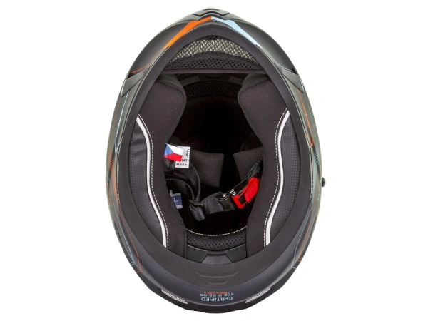 jaszmotor_webshop_cassida_integral_3.0_turbohead_zart_bukosisak_napszemuveggel,_pinlock_elokeszitessel_+_ajandek_sotetitett_plexi_(matt_fekete-narancs-kek) galéria