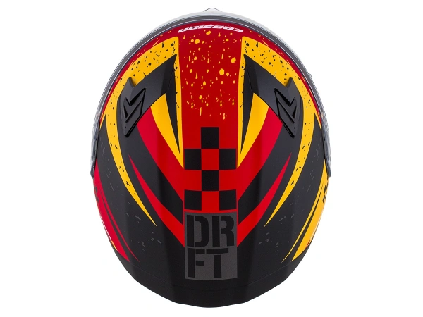 jaszmotor_webshop_cassida_integral_3.0_drift_zart_bukosisak_napszemuveggel,_pinlock_elokeszitessel_+_ajandek_sotetitett_plexi(matt_piros-fekete-sarga) galéria