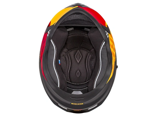 jaszmotor_webshop_cassida_integral_3.0_drift_zart_bukosisak_napszemuveggel,_pinlock_elokeszitessel_+_ajandek_sotetitett_plexi(matt_piros-fekete-sarga) galéria