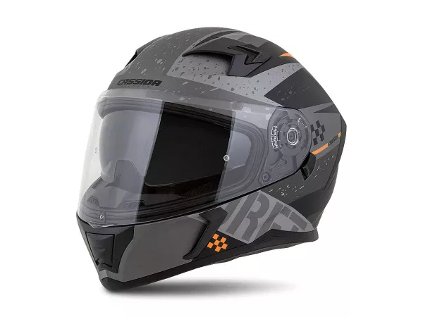 jaszmotor_webshop_cassida_integral_3.0_drift_zart_bukosisak_napszemuveggel,_pinlock_elokeszitessel_+_ajandek_sotetitett_plexi_(matt_fekete-szurke-narancssarga) galéria