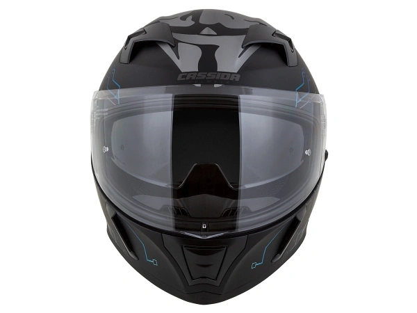 jaszmotor_webshop_cassida_integral_3.0_hack_zart_bukosisak_napszemuveggel,_pinlock_elokeszitessel_+_ajandek_sotetitett_plexi_(matt_fekete-kek) galéria