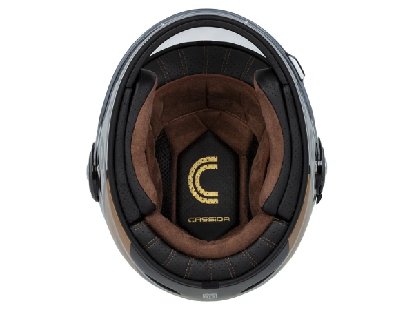 jaszmotor_webshop_cassida_fibre_opg_Üvegszalas_zart_bukosisak_(fekete-feher-arany) galéria