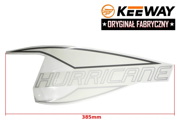 jaszmotor_webshop_keeway_hurricane_matrica_jobb_oldali_(385_mm)_-_feher galéria