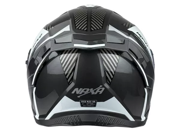 jaszmotor_webshop_naxa_f32-h_zart_bukosisak_napszemuveggel_+_ajandek_pinlock_lencse_(fekete-feher) galéria