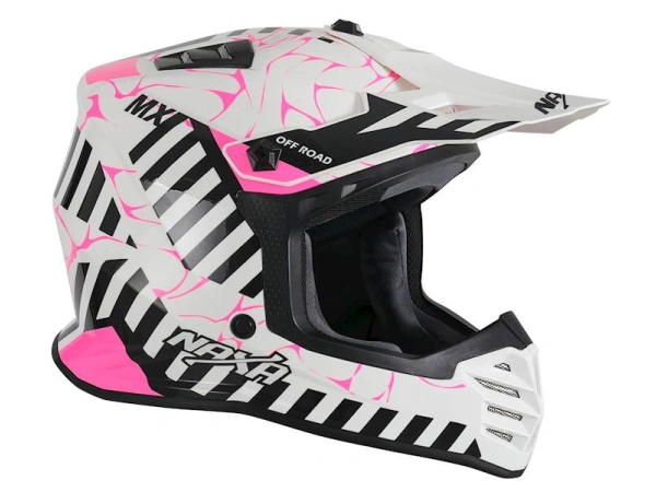 jaszmotor_webshop_naxa_c11_f_gyerek_cross_bukosisak_(feher-fekete-rozsaszin) galéria