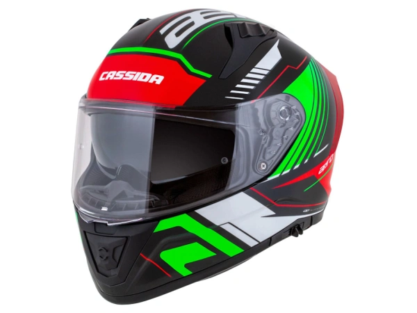 jaszmotor_webshop_cassida_aero_drome_zart_bukosisak_napszemuveggel,_pinlock_elokeszitessel_+_ajandek_kek_tukros_plexi_(matt_fekete-zold) galéria