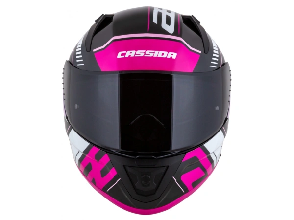 jaszmotor_webshop_cassida_aero_drome_zart_bukosisak_napszemuveggel,_pinlock_elokeszitessel_+_ajandek_sotetitett_plexi_(matt_fekete-rozsaszin) galéria