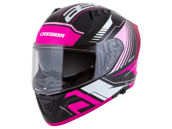 jaszmotor_webshop_cassida_aero_drome_zart_bukosisak_napszemuveggel,_pinlock_elokeszitessel_+_ajandek_sotetitett_plexi_(matt_fekete-rozsaszin) galéria