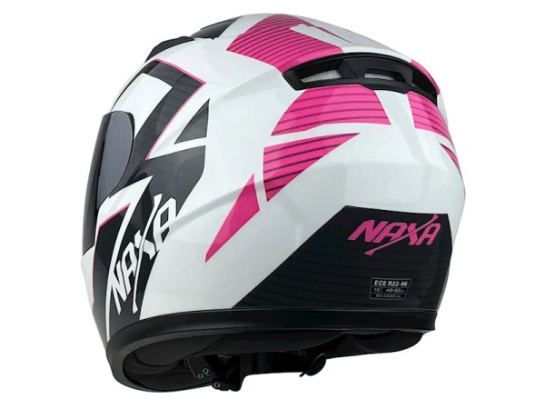 jaszmotor_webshop_naxa_f34-e_zart_gyerek_bukosisak_ezust_tukros_plexivel_(fekete-feher-rozsaszin) galéria