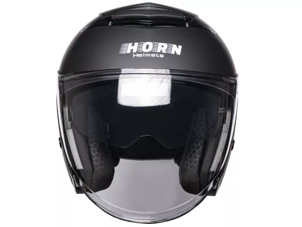 jaszmotor_webshop_horn_655_jet_nyitott_bukosisak_napszemuveggel_(matt_fekete) galéria