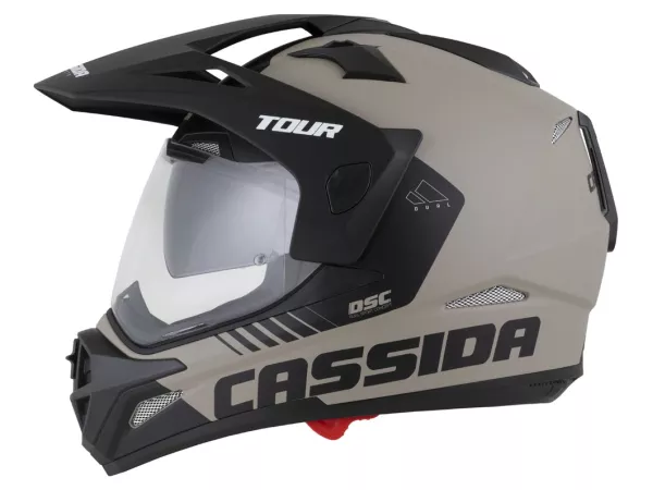 jaszmotor_webshop_cassida_tour_2.0_dual_cross_bukosisak_felnyithato_plexivel_es_napszemuveggel,_pinlock_elokeszitessel_(matt_fekete-homok) galéria