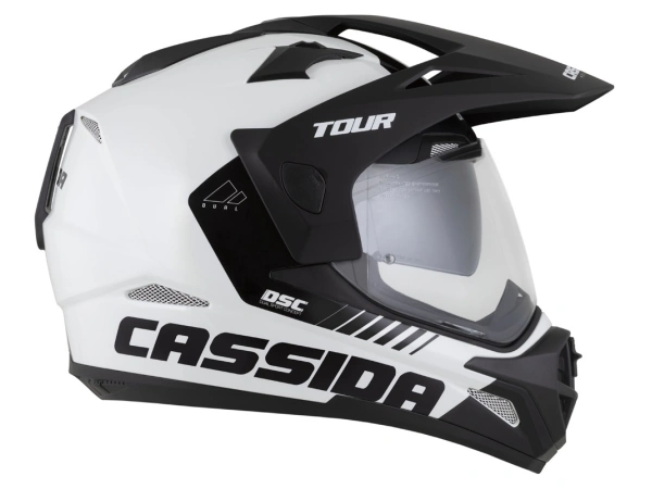 jaszmotor_webshop_cassida_tour_2.0_dual_cross_bukosisak_felnyithato_plexivel_es_napszemuveggel,_pinlock_elokeszitessel_(matt_fekete-feher) galéria