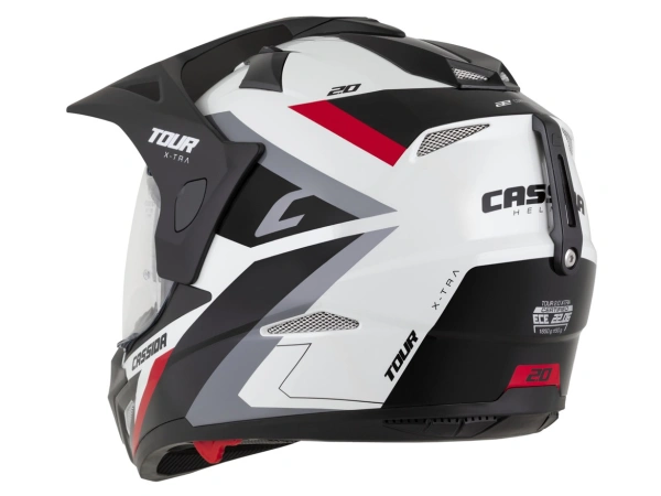 jaszmotor_webshop_cassida_tour_2.0_x-tra_cross_bukosisak_felnyithato_plexivel_es_napszemuveggel,_pinlock_elokeszitessel_(matt_fekete-feher-piros) galéria